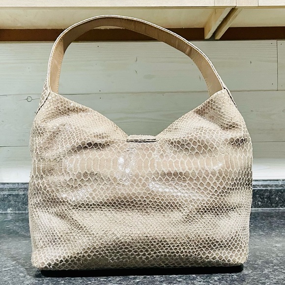 Dooney & Bourke Snakeskin Lock Sac - Picture 3 of 12